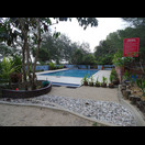 Unser aktuelles Resort hat sogar einen Swimmingpool